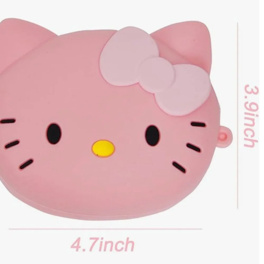 Hello Kitty Mini Silicon Crossbody CUTE bag wallet
